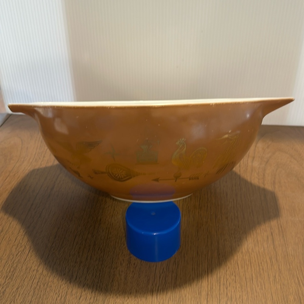 Mixing Bowl Early American by PYREX 4 Quart, 444 Vintage